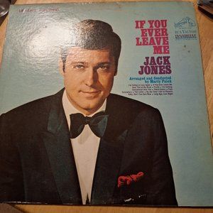 jack jones if you ever leave me lp record
